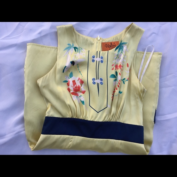 Voom by joy Han 100% silk dress size S - Picture 7 of 8